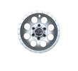Rally - Silver Metallic Wheel Cover