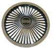 Maxam Black and Chrome Wheel Covers