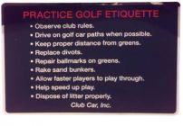 Club Car Decals