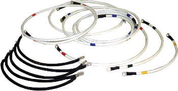 Complete Battery Cable Set - Heavy Duty 4 gauge - Club Car DS 48-Volt  iQ Systems 2000-up