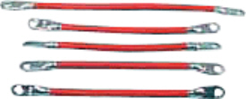 Battery Cable Set - 6 Gauge, EZGO Medalist/TXT 1994-up (BAT-1004)