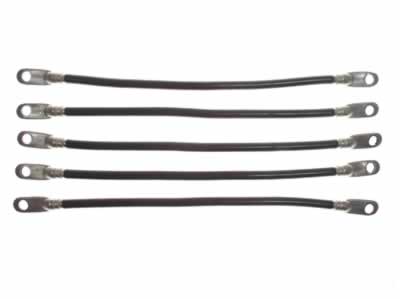 4 or 6 Gauge Battery Cable SET, Club Car DS 36V 1981+, Also Yamaha G2/G8/G9 36V 1985-94 (BAT-1001)