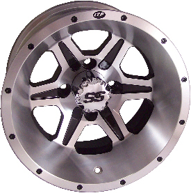 Tremor - 12" Aluminum Machined with Black Rim (40834-B21)