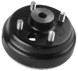 Brake Drum-Premium (Heavy Duty) Hub Center, EZGO Electric 1982-up & Gas 2-Cycle 1982-1993 (4260-B29)