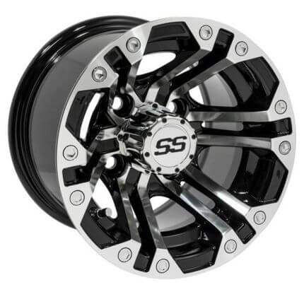 10x7 GTW® Machined Black Specter Wheel (19-149-B22)