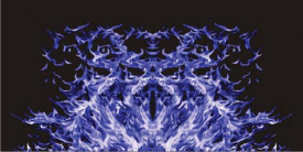 Blue & Black Flame Body Skin (20368-B22)