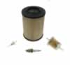 Tune-Up Kit. Fits E-Z-Go Marathon 1976-1994 2 cycle engine. Includes air filter, spark plug, 2 fuel filters (11013-B10)