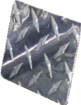 Diamond Plate Etiquette Cover - Club Car DS (28346-B22)