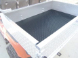 Black Rubber Cargo Box Liner. Diamond Plate Design (28728-B29)