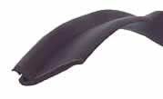 Black Vinyl Mud Guard - 26" Long (3023-B25)