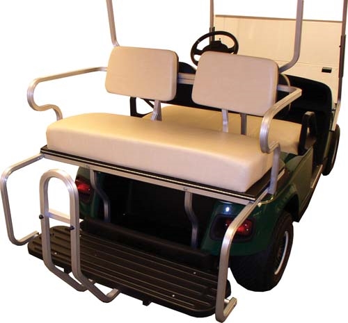 Aluminum Flip Flop Tan Seat Kit for EZGO TXT (35148-B29)