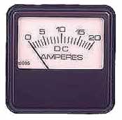 Ammeter, (48V/20A). For Club Car 48-Volt Chargers (3567-B29)