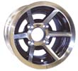 Evader - 10" Aluminum Machined with Black Accent Finish Rim (40456-B21)