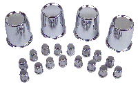 Chrome Center Caps and Lug Nuts (15125-B23)