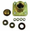 Front Hub Kit, includes 1 aluminum hub, the tapered bearings, lug bolts,races, seal and steel dust cap. Fits 1974-2003 Club Car DS. Fits Driver or Passenger side