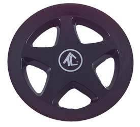 Black Tek-Cart Mag Wheel Cover (5031-B22)