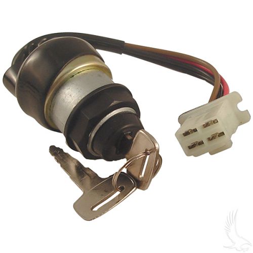 Key Switch with Wire Harness For Gas & Electric Yamaha 85-95 G2, G8, G9 & G11 Carts (KEY-56)
