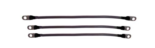 4 Gauge Battery Cable Set, Includes (2) 9336-B25 and (1) 9337-B25 cables For Yamaha Electric G29 (53789-B25)