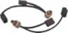 Brush set with hardware for Advanced motors. Club Car, E-Z-GO electric 1997-up. 2/Pkg. 1.200"x31/32"x5/8" (18-023-B29)
