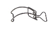 Wire Latch for Securing Air Cleaner Lid (6834-B25)