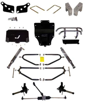 Jake's Club Car Adjustable Long Travel Lift Kit (7057-B22)