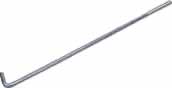 Zinc Plated Battery Rod - 14-1/2" Long, EZGO Electric 1965-1973 (805-B25)