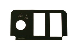 Label for Console Plate, EZGO TXT Electric 2000-up (8344-B25)