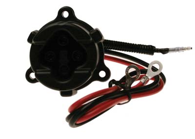 DC Receptacle with 3 Hole Mounting - Yamaha G29 Drive Electric 2011-up (8458-B29)