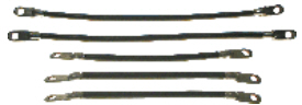 G19 48-Volt Battery Cable Set, Includes Two 7-1/2" and Three 15" Long, 4 Gauge Cables (BAT-1024A-B29)