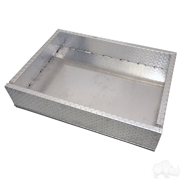 Rhox Heavy Duty, Diamond Plate, Aluminum Cargo Box. Includes model specific mounting brackets  (1442-B29)