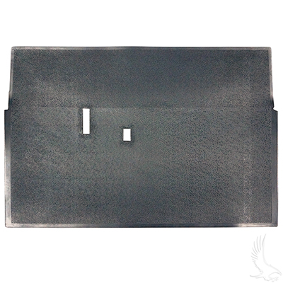 One piece pre-cut pebble grain floor mat. (Black) Fits Club Car DS gas & electric 1981-up(BP-0162-B61)