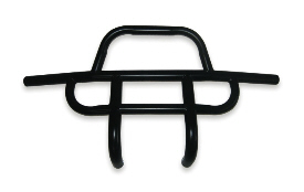 Club Car DS Mega Tubular Brush Guard.   Optional Powder Coated Steel or Stainless Steel (CBG-SM-BM-B41)