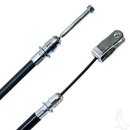 Brake Cable Driver Side Only   (39«" overall). Includes clevis pin and bowtie locking pin. For Club Car G&E 2004-07 Precedent (cbl-092)