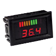 36 or 48 Volt Horizontal Charge Meter.(Digital Readout). Fits Club Car, E-Z-GO & Yamaha(CGR-134N-B63)