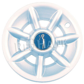 8" Spider 7 Spoke Silver Wheel Cover (Cap-0030-B61)