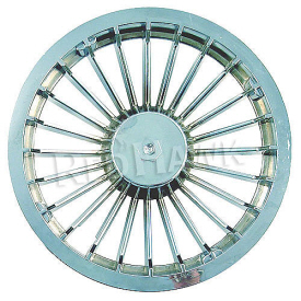 8" Silver 24 Spoke Wheel Cover (Cap-0031-B61)