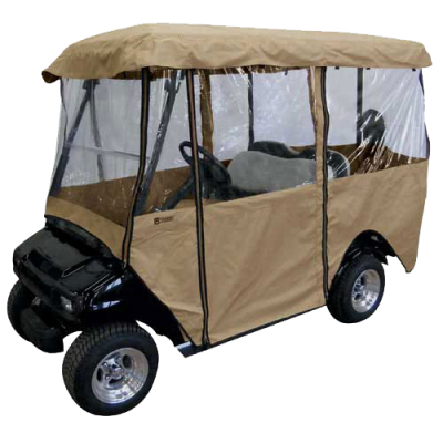 Deluxe 4-Sided Enclosure for Carts with 80" Top (ENC-011-B61)