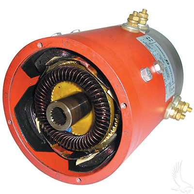 36 & 48 Volt - Series (19 spline)  Fits E-Z-GO electric 1988-up series and Yamaha G9,G14 & G16 electric Carts. Offers Higher Speed & Torque Than Standard Motor(MOT-B1)