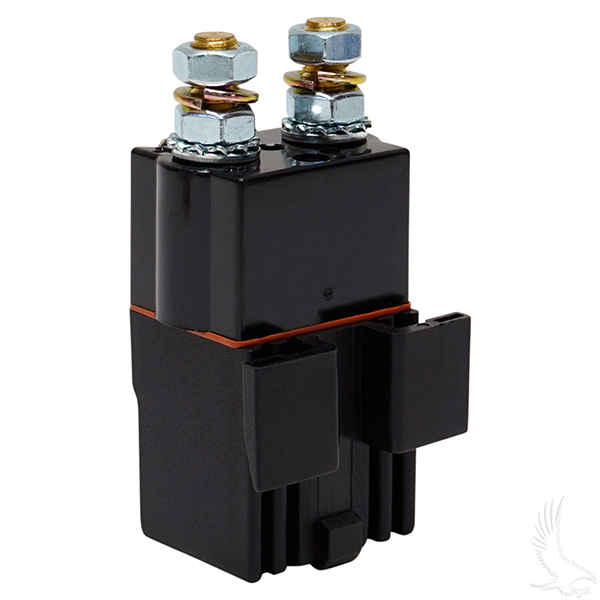 Solenoid, 48V Terminal Copper, Club Car Tempo, Precedent with Slide in Mounting Bracket