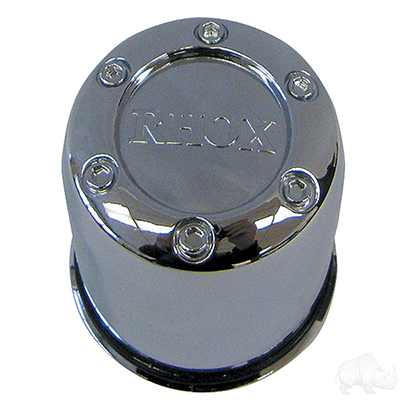 Center Cap, RHOX Chrome Or Black Plastic 2.65" (TIR-909)