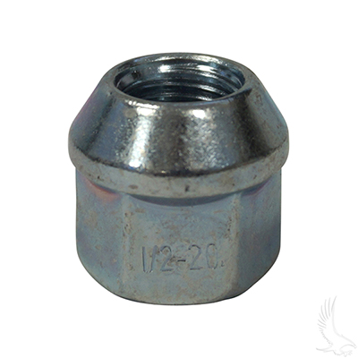 Lug Nut - 1/2"-20 - Fits all gas & electriic Club Car DS,Precedent & all E-Z-Go carts YOU GET ONE LUG NUT AS SHOWN(TIR-922-B10)