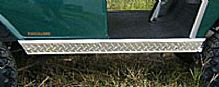 Club Car DS-Side Bumpers Inserts in Diamond Plate or Stainless Steel (1123-B41)